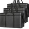 Bodaon 3-Pack Insulated Food Delivery Bag, XXXL Pizza Cooler Bags, Rideshare Delivery