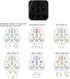 Europe to US Plug Adapter, EU/UK/AU/CN/JP/Asia/Italy/Brazil to USA (Type A & B) Travel Adapter