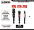 ARES 22011-3-Piece 3-Inch Impact Grade Socket Adapter Set with Color Sleeve - Turns Power Drill into High Speed Nut Driver - 1/4-Inch, 3/8-Inch, and 1/2-Inch Drive by ARES