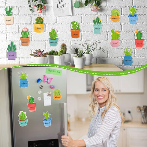 Cactus Sticky Notes with Cactus Pen, Cute Notepads Set, Fun Cactus Gifts, Self Adhesive Note Pads for School Supply