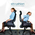 Tailbone SitCushion Ergonomic Seat Cushion for Sciatica & Pain Relief Extra Large Memory Foam Office Chair Cushion