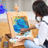WOWOSS Set, 40PCS 24 3 Tabletop Art Easel Box Painting Kit for Adult Artists & Beginners, Easel Stand with Acrylic