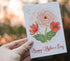 TRIDECOR 5"7" 350gsm Mothers Day Card from Daughter, Son, Kids Folded Greeting Card with Envelope & Sticker Sweet