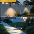 5W 3000K IP66 (2 Pack) L LOHAS LED Dusk to Dawn Outdoor Lighting, Auto On/Off Landscape Outdoor Spotlight, Waterproof