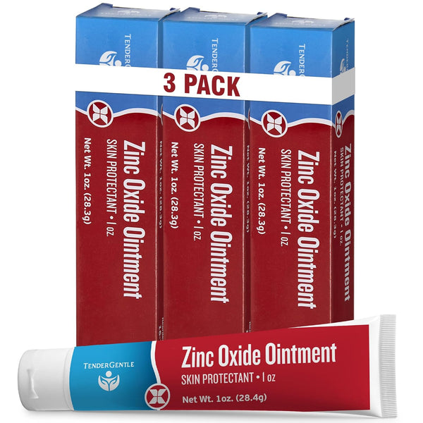 Zinc Oxide Ointment for Adults and Babies - Pack of 3, 1