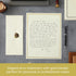 Set 48 8.5x11 Inch 24 Premium Letter Writing Stationery with Envelopes Sheets of Ecru Paper with Gold Border & Writing