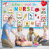 Naozinebi Set Nurse Theme Bulletin Board Decoration Health Posters Borders Paper Cutouts for Nursing School Classroom
