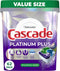 Cascade Platinum Plus ActionPacs - Dishwasher Detergent Pods, Mountain, 62 Count
