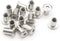 cSeao 20pcs M8 x 18mm 1.25mm Pitch Rivet Hex Socket Cap Insert Nut Barrel Nut