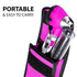 Set Bulb SURGICAL ONLINE Fiber Optic Mini Otoscope Rainbow Many Colors - Pocket Otoscope with Case ENT Diagnostic