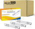 OLYMPX 500 Pcs Prong Paper Fastener Compressors for Standard 2-Hole Punch, Bulk-Packed, Works with 1 Inch - 3.5 Inch