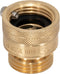 Eastman 3/4 Inch FHT x 3/4 Inch MHT Hose Bibb - Anti Siphon Vacuum Breaker, Brass Plumbing Fitting