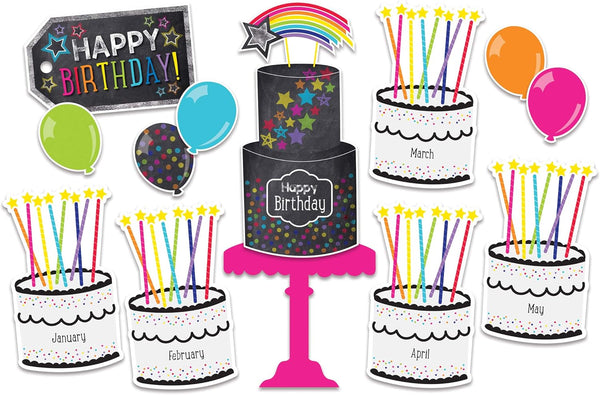 Schoolgirl Style Twinkle Twinkle You're A STAR! Birthday Bulletin Board Set, Multi
