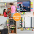 Barelove Computer Monitor Memo Board, Set of 3 Transparent Acrylic Screen Message Pad and Phone Holders