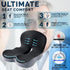 Herdusa Tailbone Memory Foam Seat Cushion for Truck Drivers Car Seat & Office Chairs Ergonomic Chair Cushion for Back
