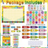 Set Colorful Crayon Calendar Bulletin Board Crayons CTP Bulletin Board Calendar Seasons Weather Chart Crayon Classroom