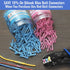 Qibaok 200 PCS Heat Shrink Butt Connectors, Waterproof Insulated Electrical Wire Crimp Connectors for Automotive