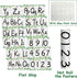 gisgfim 12 Pieces Cactus Alphabet Bulletin Board Strips Set, ABC Alphabet Banner & Number Border for Classroom,