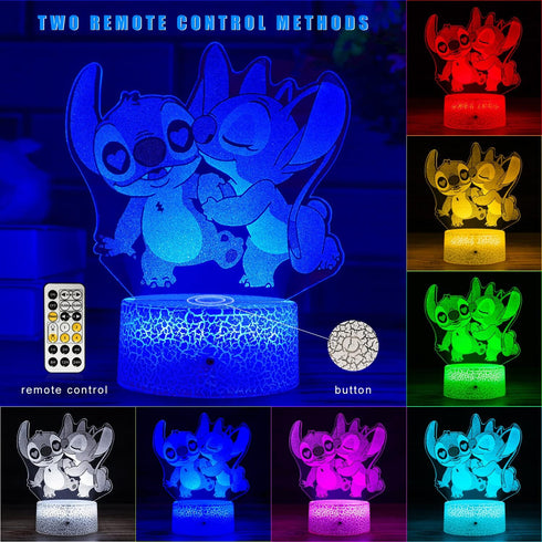 NINE SQUARE EGOU 7 Dimmable Gifts for Girls Cool Night Light with Timer Remote & Smart Touch Colors Changing Cool Room