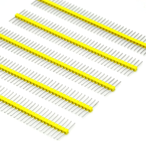 Gikfun 1 x 40 Pin 2.54mm Single Row Breakaway Male Pin Header for Arduino, Pack of 10pcs EK1530