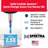 Amana Tool Solid Carbide Spektra Extreme Tool Life Spiral Plunge Router Bit Down-Cut, 46237-K