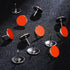 200 Pack White and Orange Reflective Tacks, Trail Marking Tacks, Glow Tacks for Hunting, Hiking, Camping