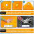 80/60inch Autism(Orange,60 Inch) Namalu Extra Large Comfy Peapod Sensory Chair for Kids Gift for Reading Corner