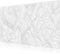 JIALONG White Topographic Large Gaming Mouse Pad, XXL Mousepad, Big Desk Pad for Keyboard and Mouse, Gaming Computer