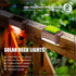 16 Pack SOLPEX Color Changing Solar Deck Lights, Waterproof LED Lights for Decks,Stairs,Fences,Yards and Patios