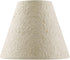 Aspen Creative 32671-2A, 3" 6" 5" Set 2 Empire Clip-On Chandelier Lamp Shade, Off-White, Top X Bottom X Slant Height