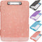 Glitter Clipboard with Storage, A4 Binder Clip Boards, 8.5x11 with Low Profile Clip, Sparkle Clipboards for Office