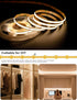 2700K 9.85ft Dimmable Warm White Smart COB LED Strip Light with Radar Motion Sensor, WiFi APP Control Flexible LED Tape