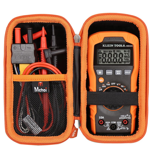 Mchoi Hard Portable Case for Klein Tools 600V MM400 / MM300 Multimeter (CASE ONLY)