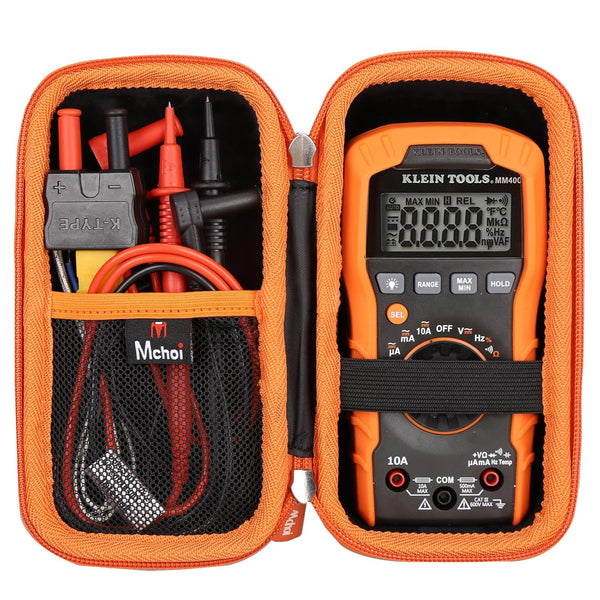 Mchoi Hard Portable Case for Klein Tools 600V MM400 / MM300 Multimeter (CASE ONLY)
