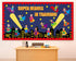 Super Themed Hero Bulletin Board Decoration Set, DIY Photo Crafts for Hero School Classroom Decor