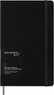 Moleskine Smart Notebook, Large, Plain, Black, Hard Cover, 5 x 8.25