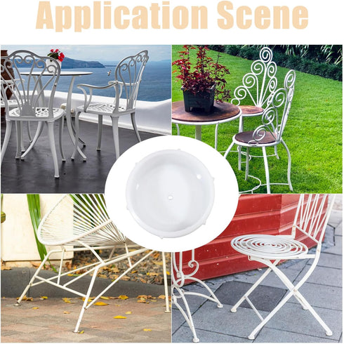 36 CHGCRAFT Pcs Round Chair Leg Floor Protectors Folding Chair Leg Caps Chair Replacement Foot Caps for Furniture Leg