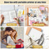Mini Pocket Thermal Printer, Bluetooth Inkless Printer with 11 Rolls Paper, Portable Receipt Printer for Photo, Memo,
