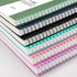 RETTACY Spiral Notebook, A4 College Ruled with 300 Perforated Pages, Journal for School, Work, Writing