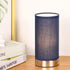 Lampwell FION Small Table Lamp for Living Room, Modern Night Table Lamp, 3.94 H8.27IN, Dark Blue (Bulb Excluded)