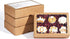 NEKSUNBAK 50PCS 10x7x2.5 inches Brown Chocolate Covered Strawberries Boxes with Display Window, Sweet Treat Boxes