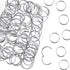 HAUTOCO 100 Pcs Loose Leaf Binder Rings, 0.75 Inch Nickel Plated Metal Rings for School Home Index Cards