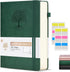 Graph Paper Journal, 360 Numbered Pages, Thick 100gsm Graphing Paper, B5 Large Hardcover for Writing (Green)