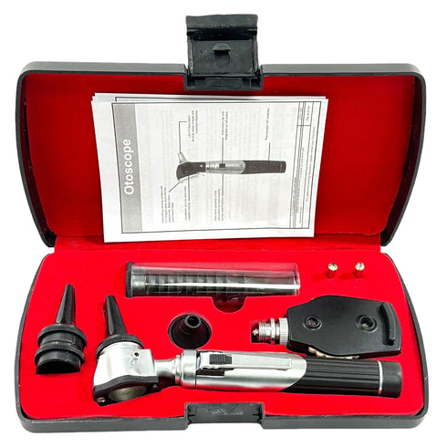 1 Bulb 10 Premium Student Home USE LED Bright Light ENT Diagnostic Otoscope Plus Extra Replacement Plus Specula Cynamed