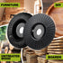 GRAFF Premium Wood Carving Disc 4 1/2 Inch for Angle Grinder, Shaping and Grinding Wheel for Woodworking