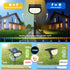 IP68 4 Pack) Solar Spot Lights Outdoor Waterproof, Ultra-Bright PerformanceSimple Modes for Easier Operation, Auto