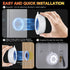 3 Pack, Closet 3 Dimming, 3 YiaMia Motion Sensor Night Light - Smart Wireless Lights, Light Colors + AA Battery