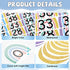 Number Line for Classroom Wall, Macaron Rainbow Bulletin Board for Students, Home School Decor
