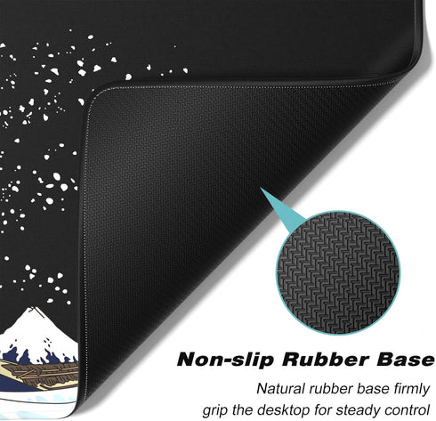 Extended Large Mouse Pad, XXL Gaming Mousepad 31.5 x 15.7 Inch, Big Computer Keyboard Desk Pad, Waterproof Mouse Mat