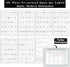 GPOVVIMX 191 Spice Jar Labels Preprinted Minimalist Stickers - White Waterproof Label - Fit Round or Rectangle Spice